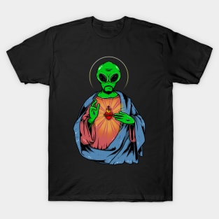 is Jesus like an alien? which made everyone curious T-Shirt